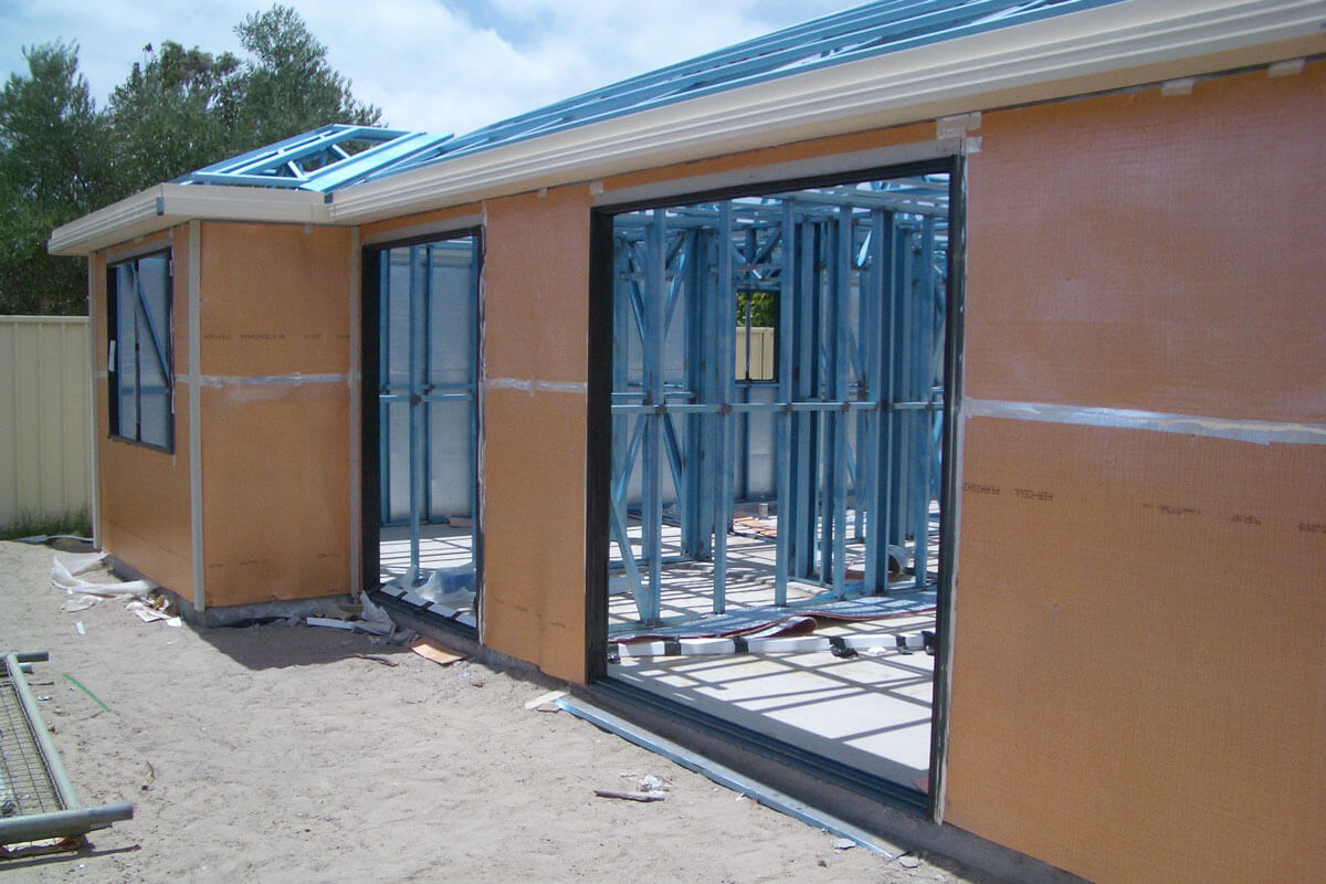 Reflective Foil Wall Installation 